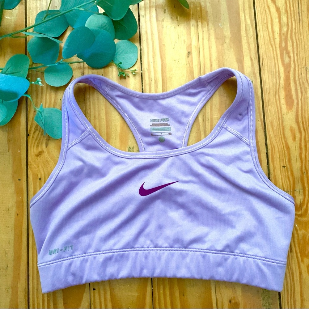 Nike Pro Purple Sports Bra